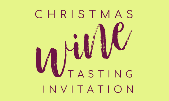 Christmas wine tasting and shop gifts